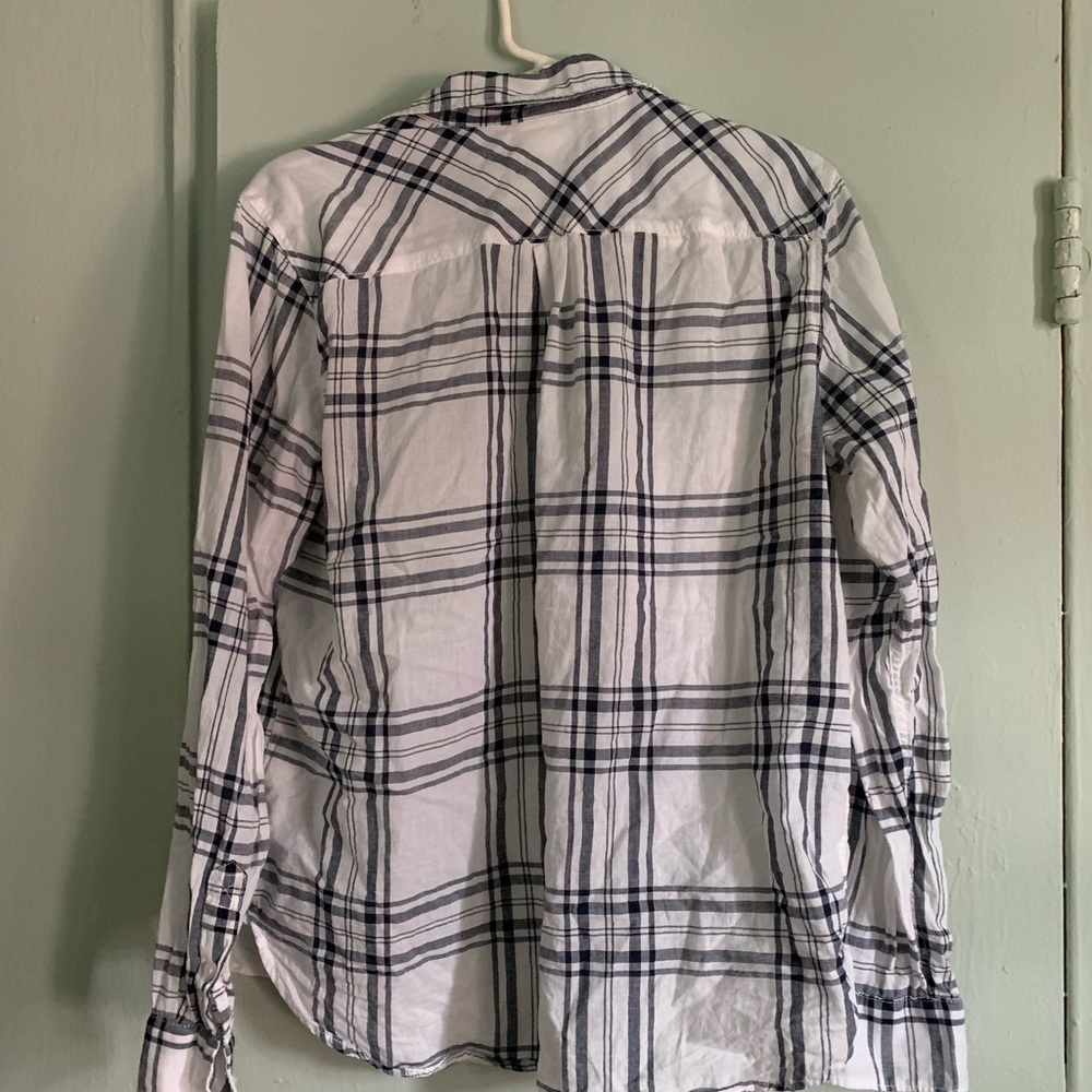 Plaid button down shirt